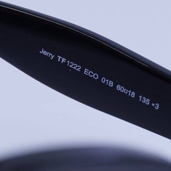 Tom Ford Jerry FT1222 01B Sunglasses Black Butterfly Frame, Smoke Lenses - Picture 7 of 9